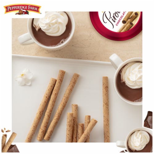 Pepperidge Farm® Pirouette Chocolate Fudge Creme Filled Wafers Perspective: left