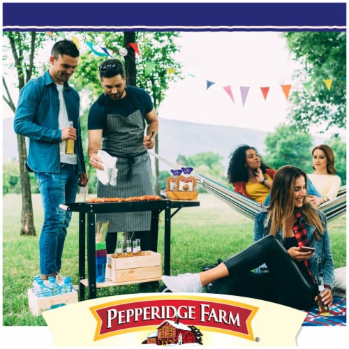 Pepperidge Farm 100% Whole Wheat Hamburger Buns Perspective: left
