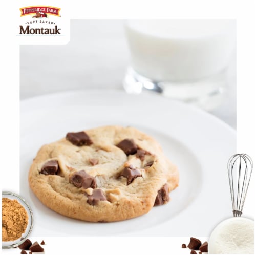 Pepperidge Farm® Montauk® Soft Baked Milk Chocolate Chunk Cookies Perspective: left