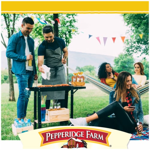 Pepperidge Farm® Bakery Classics Golden Potato Hamburger Buns Perspective: left