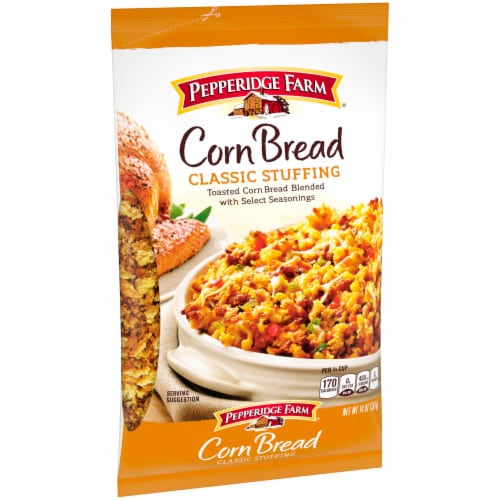 Pepperidge Farm Corn Bread Classic Stuffing Mix Perspective: left