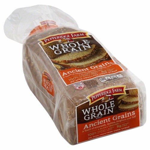 Pepperidge Farm Whole Grain Ancient Grains Bread Perspective: left