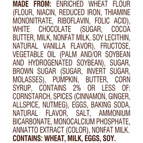 Pepperidge Farm Soft Baked Pumpkin Cheesecake Flavored Cookies Perspective: left