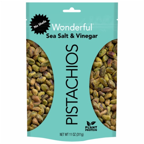 Wonderful Pistachios No Shells Sea Salt & Vinegar Pistachios Perspective: left