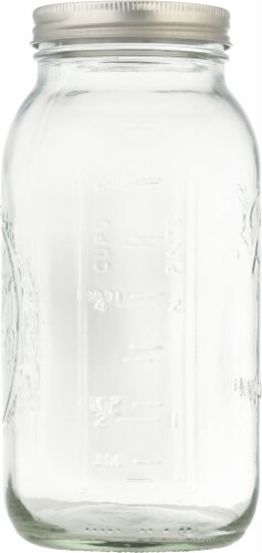 Ball Wide Mouth Glass Jar Perspective: left