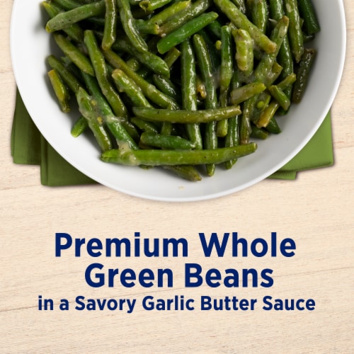 Birds Eye Skillets Garlic Butter Green Beans Frozen Vegetable Perspective: left