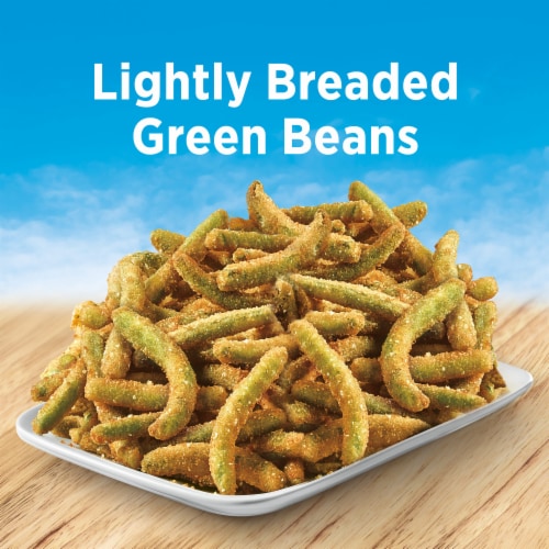 Birds Eye Crispy Green Beans Frozen Vegetables Perspective: left