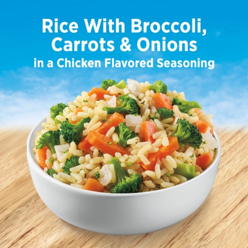 Birds Eye Steamfresh Seasoned Chicken Flavored Rice Frozen Sides Perspective: left
