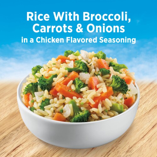 Birds Eye Steamfresh Seasoned Chicken Flavored Rice Frozen Sides Perspective: left