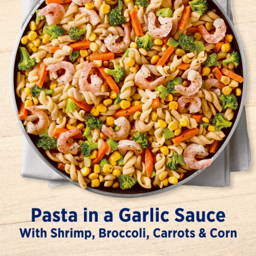 Birds Eye Voila! Garlic Shrimp Frozen Meal Perspective: left
