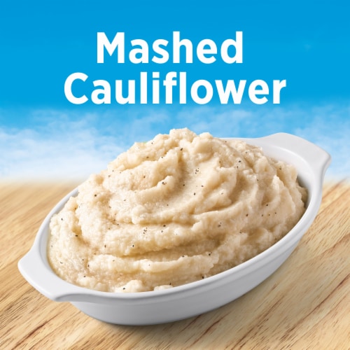Birds Eye Mashed Cauliflower Frozen Vegetables Perspective: left