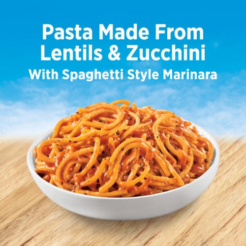 Birds Eye Veggie Pasta Spaghetti Style Marinara Frozen Side Perspective: left