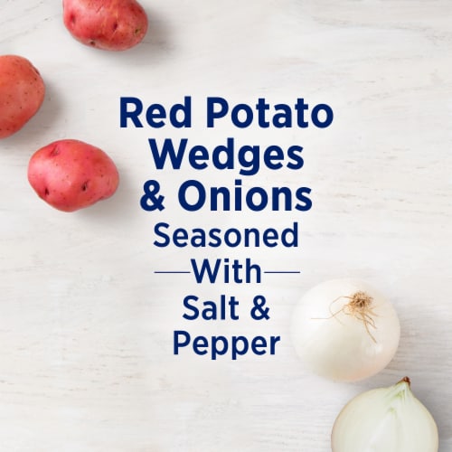 Birds Eye® Oven Roasters™ Frozen Seasoned Red Potato Wedges & Onions Perspective: left