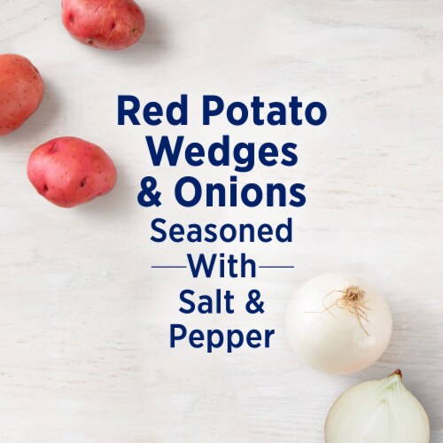 Birds Eye® Oven Roasters™ Frozen Seasoned Red Potato Wedges & Onions Perspective: left