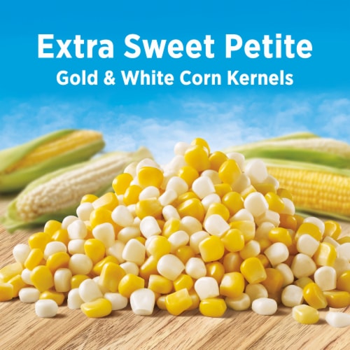 Birds Eye Baby Gold & White Kernel Corn Frozen Vegetables Perspective: left