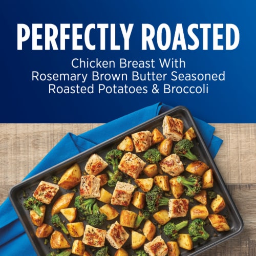 Birds Eye Sheet Pan Meals Chicken With Rosemary Brown Butter Potatoes Frozen Meal Perspective: left