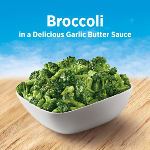 Birds Eye Steamfresh Garlic Butter Broccoli Frzn Perspective: left