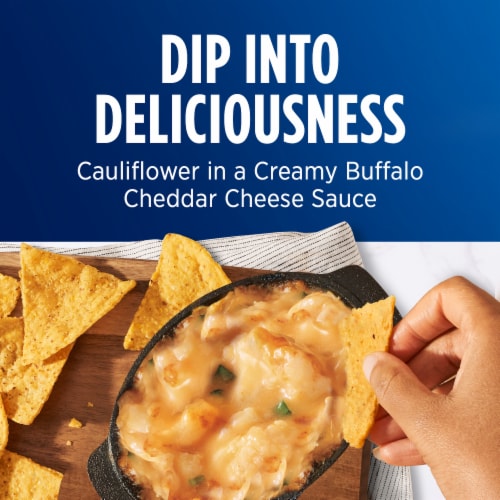 Birds Eye Buffalo Cauliflower Dip Frozen Appetizer Perspective: left