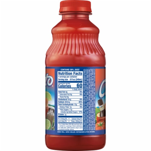 Clamato® Preparado Tomato Cocktail Perspective: left