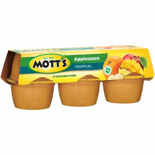 Mott's Tropical Applesauce Perspective: left