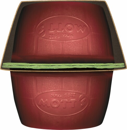 Mott's Unsweetened Cherry Applesauce Cups 6 Count Perspective: left