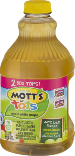Mott's for Tots Apple White Grape Juice Perspective: left