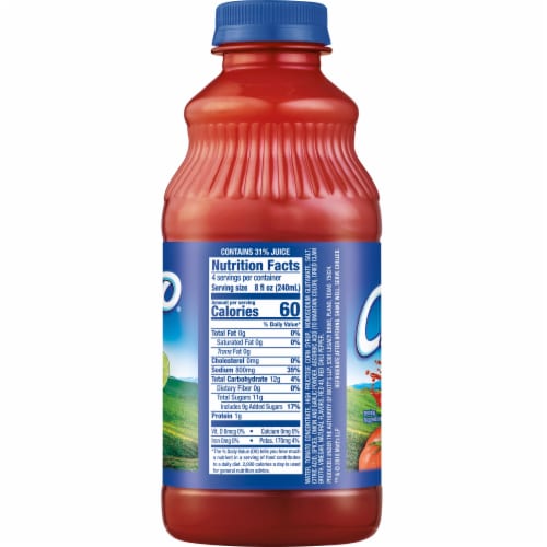 Clamato® Original Tomato Cocktail Perspective: left