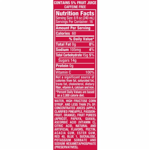 Hawaiian Punch® Fruit Juicy Red Juice Drink Perspective: left