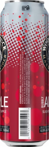 Woodchuck Bubbly Apple Hard Cider Perspective: left