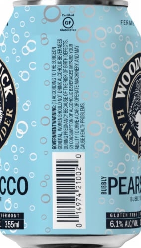 Woodchuck® Pearsecco Bubbly Dry Hard Cider Perspective: left