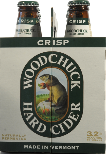 Woodchuck Crisp Hard Cider Bottles Perspective: left