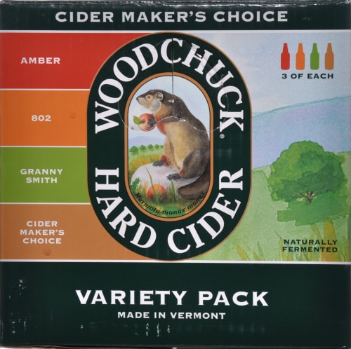 Woodchuck Draft Cider Variety Pack Perspective: left