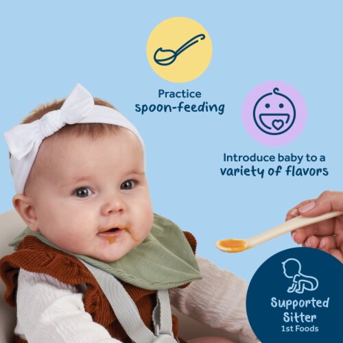Gerber® Sweet Potato Stage 1 Baby Food Perspective: left