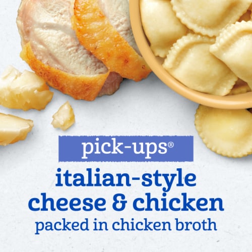 Gerber Toddler Food Italian-Style Cheese & Chicken Ravioli Pick-Ups Perspective: left