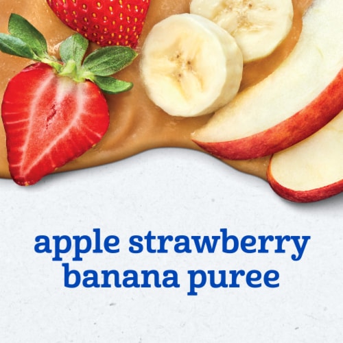 Gerber® Apple Strawberry Banana Stage 2 Baby Food Perspective: left