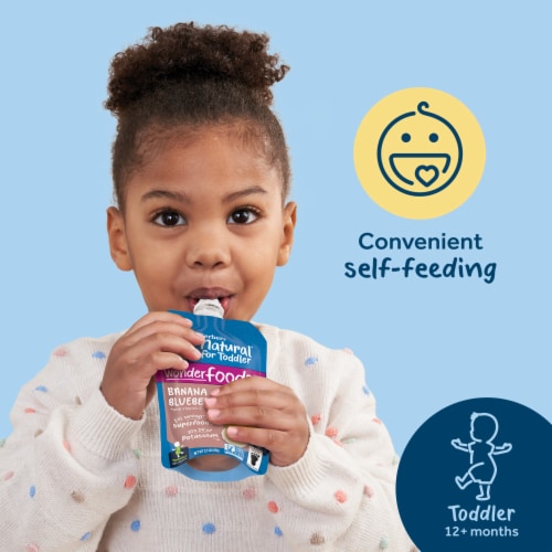 Gerber Toddler Foods Apple Pear Peach Perspective: left