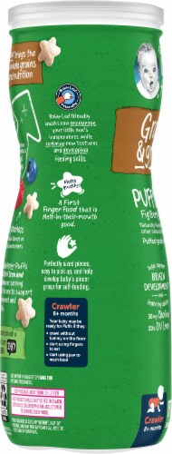 Gerber Crawler Organic Puffs Fig Berry Grain Snack Perspective: left