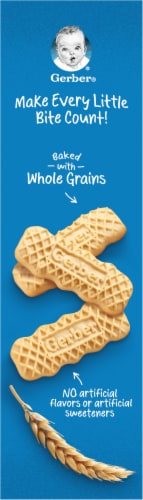 Gerber® Lil' Biscuits Vanilla Wheat Toddler Snack Perspective: left