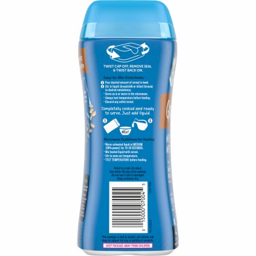 Gerber® Grain & Grow Whole Wheat Cereal Perspective: left