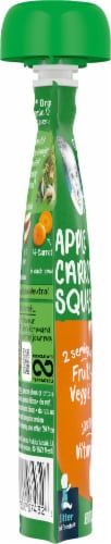 Gerber® Organic Apple Carrot Squash Sitter Pouch Perspective: left