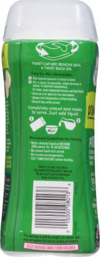 Gerber® Organic Power Blend Chickpea Banana & Chia Oatmeal Cereal Perspective: left