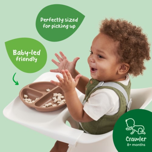 Gerber Baby Snacks Organic Puffs Strawberry Baby Food Perspective: left