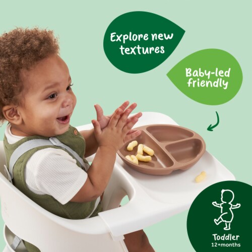 Gerber Toddler Food Organic Lil Crunchies Plant-tastic Berry Blend Toddler Snacks Perspective: left