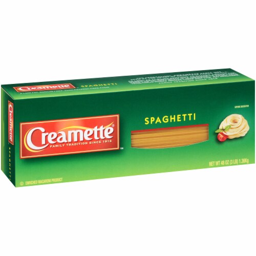 Creamette Spaghetti Perspective: left