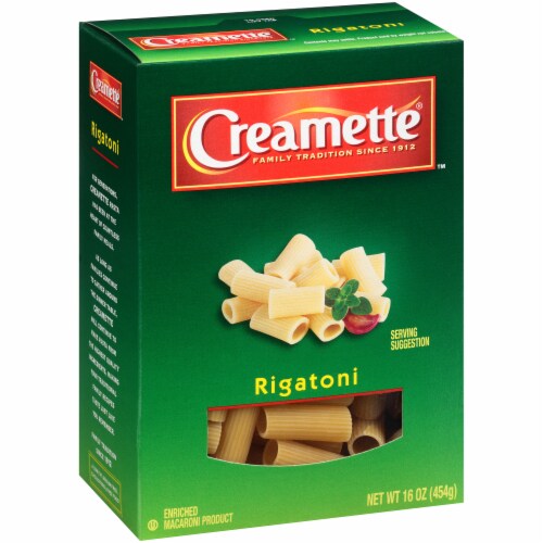 Creamette Rigatoni Pasta Perspective: left