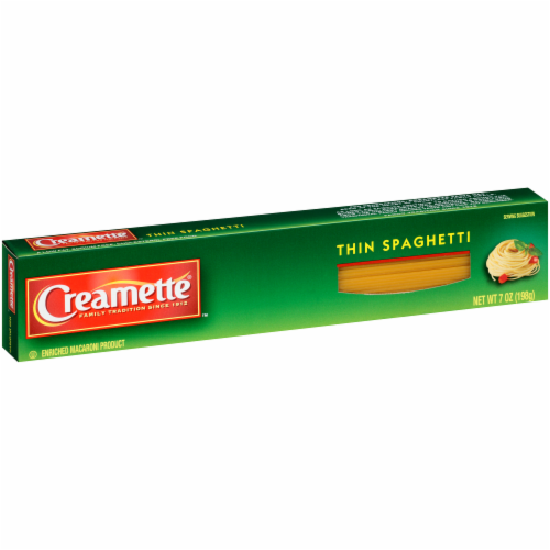 Creamette Thin Spaghetti Perspective: left