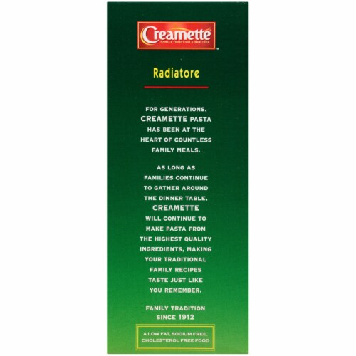 Creamette Radiatore Pasta Perspective: left