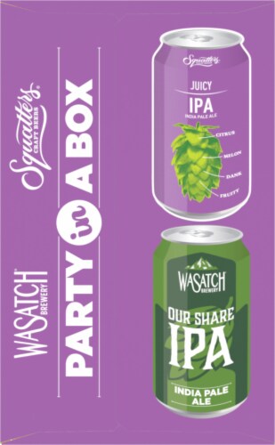 Wasatch Brewery Party In A Box Duo Pack IPA Perspective: left