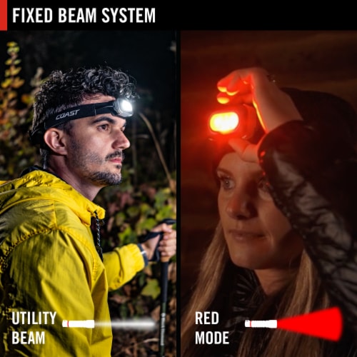 Coast RL10 500 Lm. LED Headlamp Perspective: left
