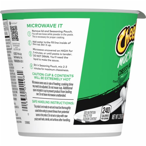 Cheetos® Cheesy Jalapeno Cheddar Mac'N Cheese Cup Perspective: left
